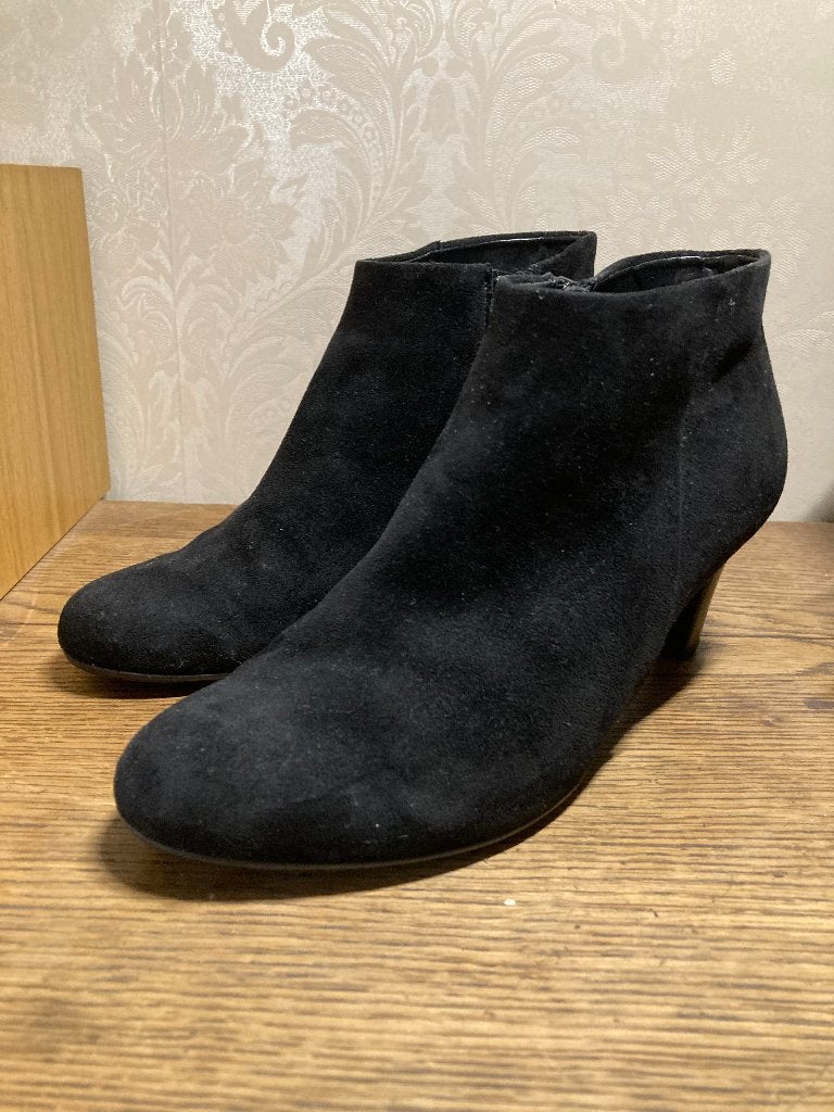 Zwarte daim enkellaarsjes met rits, Kleding | Dames, Ophalen, Zwart, Lage of Enkellaarzen, Gabor