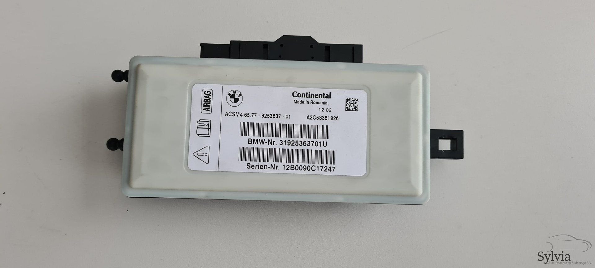 Airbag module BMW 3 / 5 / 6 / 7 / X3 serie F01 F02 F03 F06 F, -, Utilisé, -, -