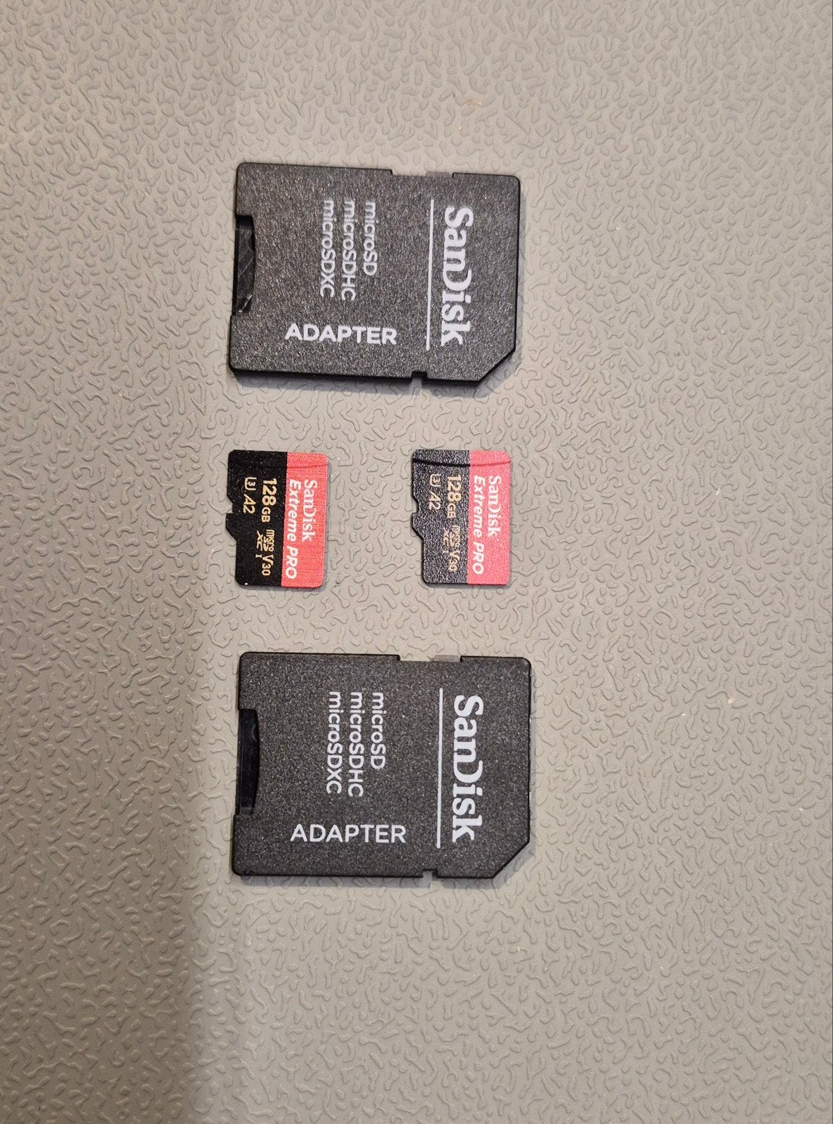 2 X Carte micro SD 128GB, TV, Hi-fi & Vidéo, Photo | Cartes mémoire, Enlèvement ou Envoi, Sandisk, Comme neuf, 128 GB