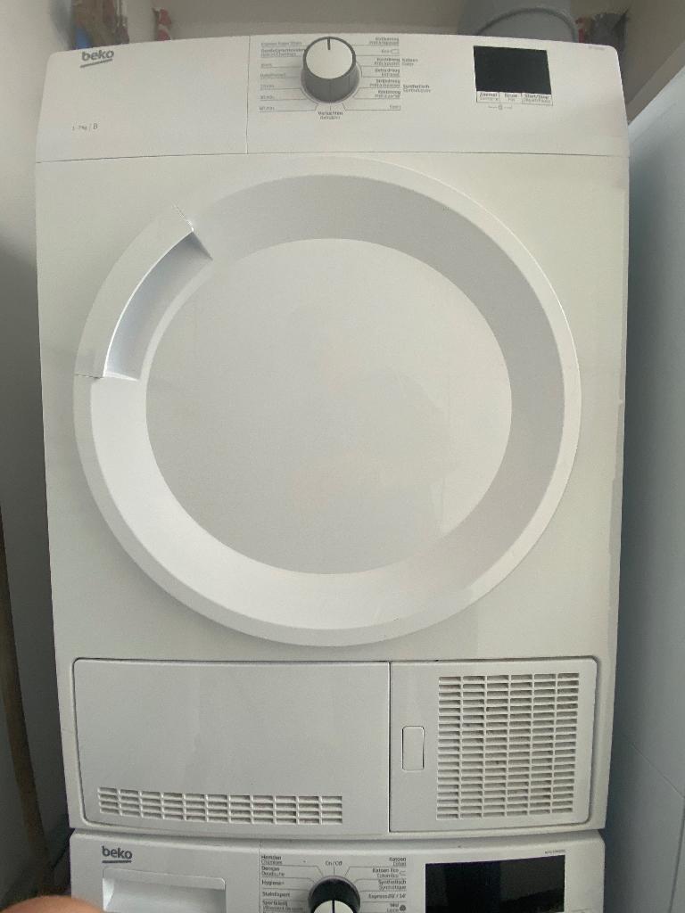 Sécheur à condensation Beko, 6 à 8 kg, 85 à 90 cm, Comme neuf, Chargeur frontal