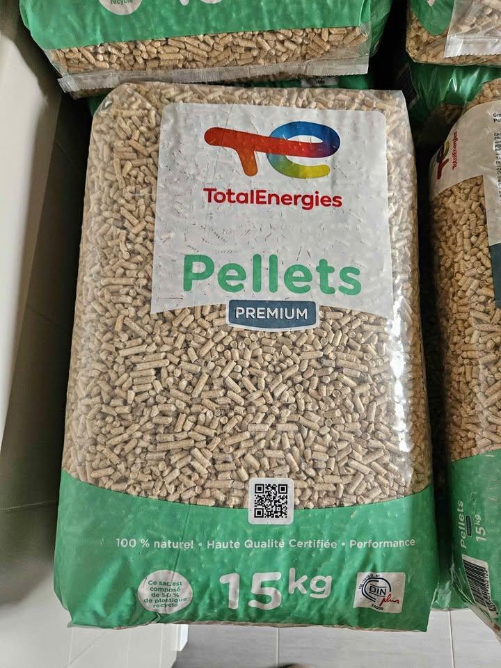 granules de bois Qualité Prémium+ DIN plus, Jardin & Terrasse, 6 m³ ou plus, Envoi, Autres essences de bois, Bûches