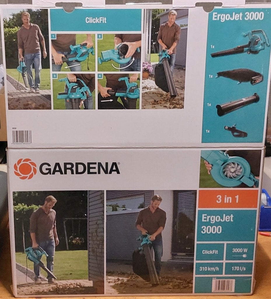 Aspirateur/soufleur Ergojet 3000 GARDENA, Enlèvement ou Envoi, Comme neuf