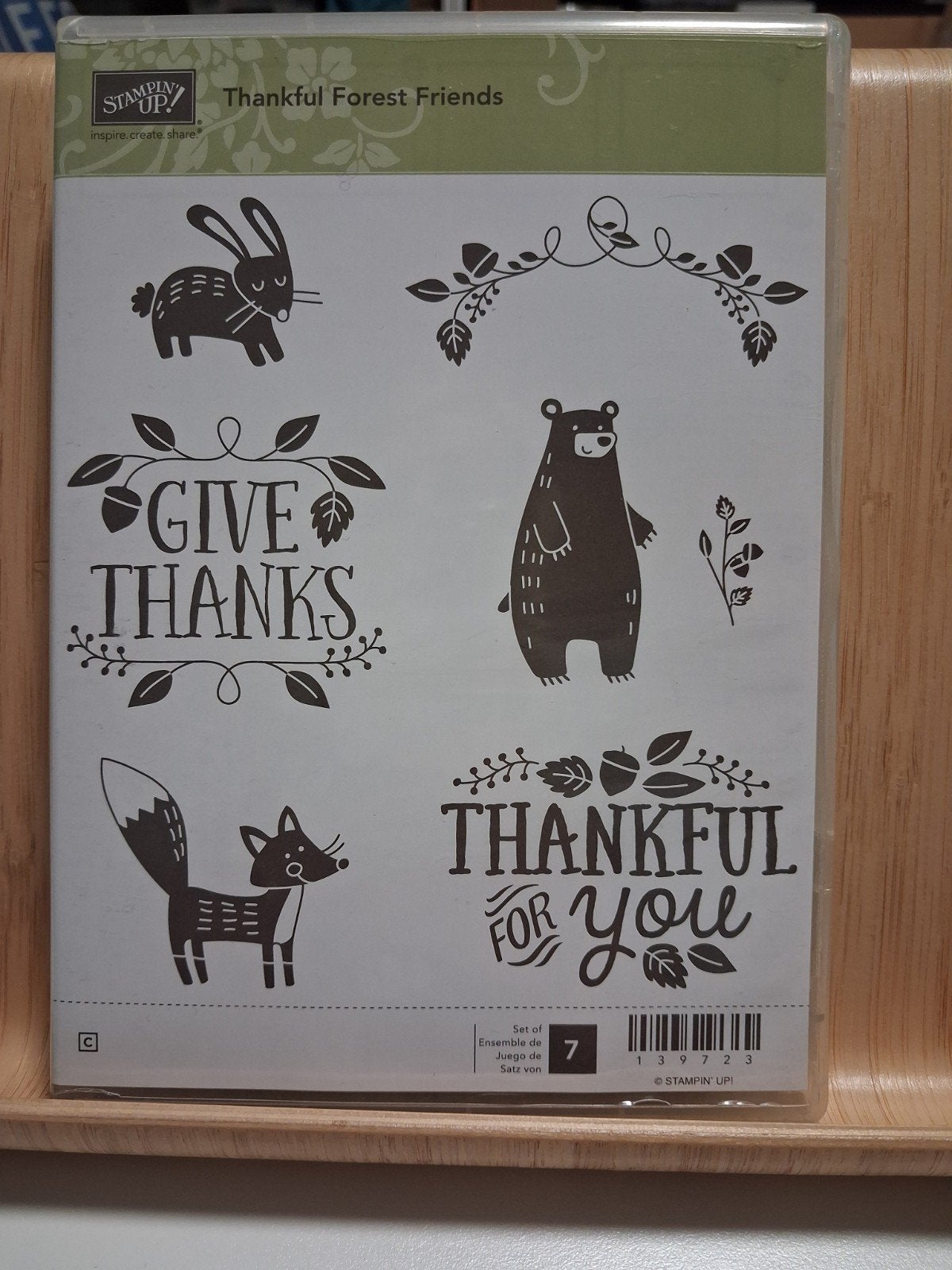 Stampin Up - Stempelset Thankful Forest Friends, Enlèvement