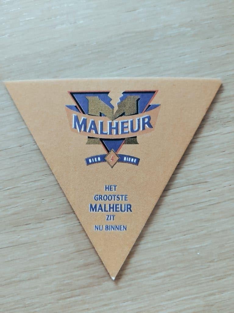bierviltje Malheur (De Landtsheer), Ophalen of Verzenden, Zo goed als nieuw, Viltje(s), Overige merken