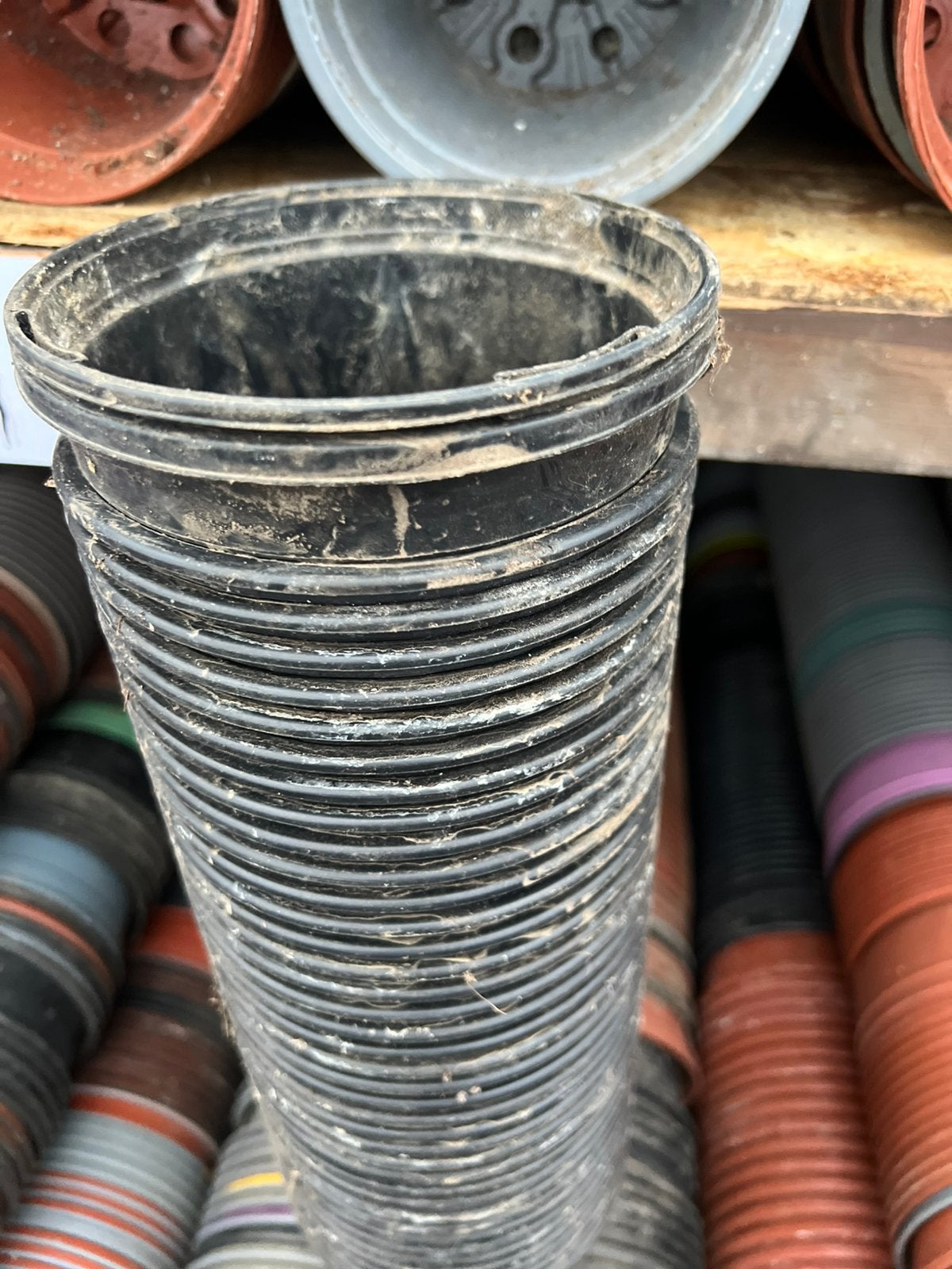 1000 kweekpotten bloempotten 12 cm, Tuin en Terras, Bloempotten, Kunststof, Rond, Ophalen of Verzenden, Zo goed als nieuw
