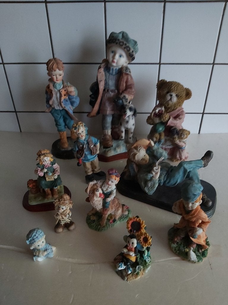 Figurines en résine de 5 a 35cm en lot ou la pièce de 1 a 5€, Enlèvement ou Envoi, Comme neuf, Autres types