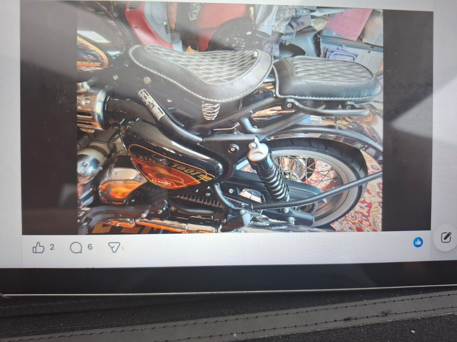royal enfield classic zadel en duozit, Motoren, Particulier