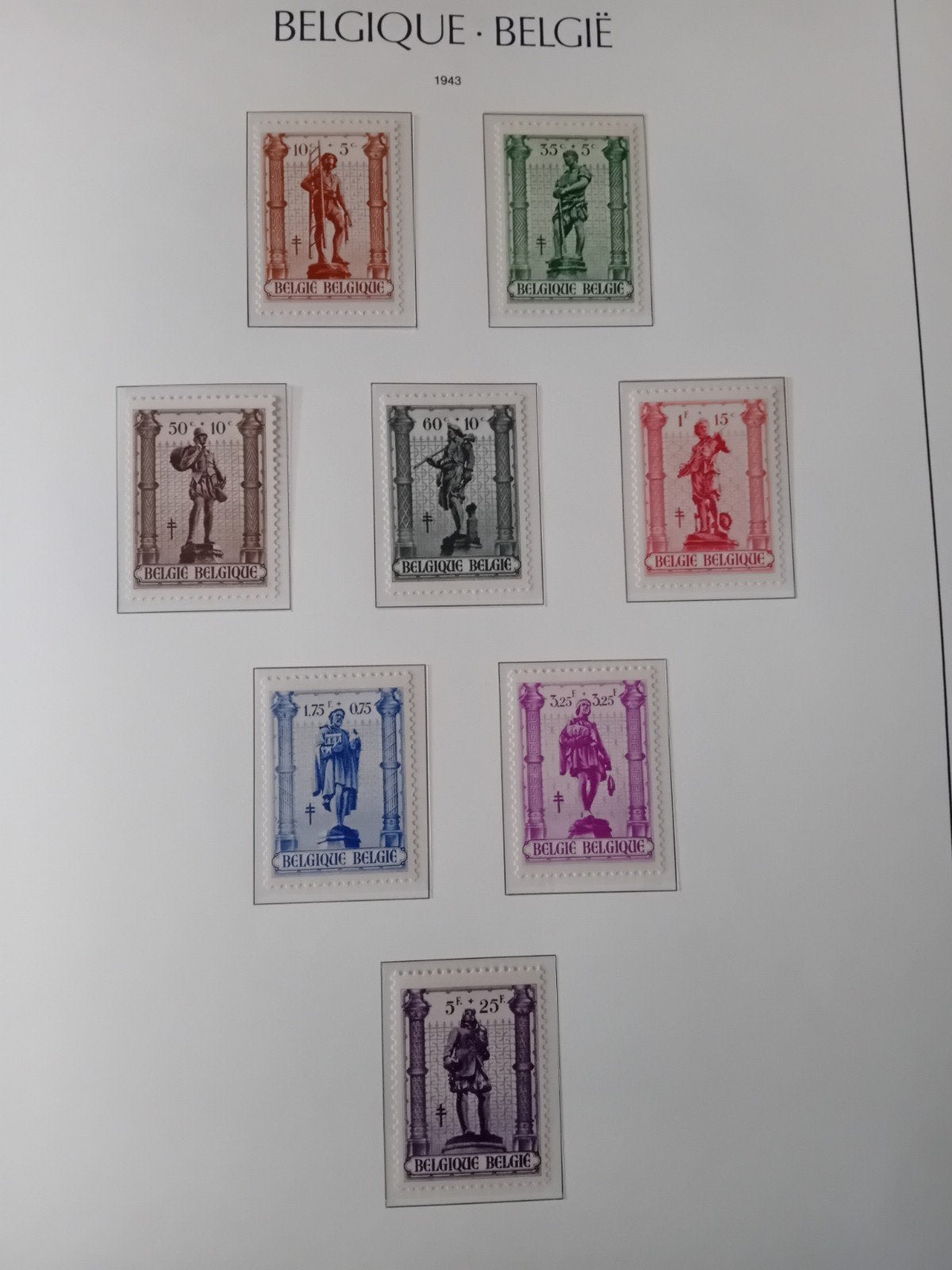 België postzegels nr 615/622** postfris lot 116P, Ophalen of Verzenden, Postfris