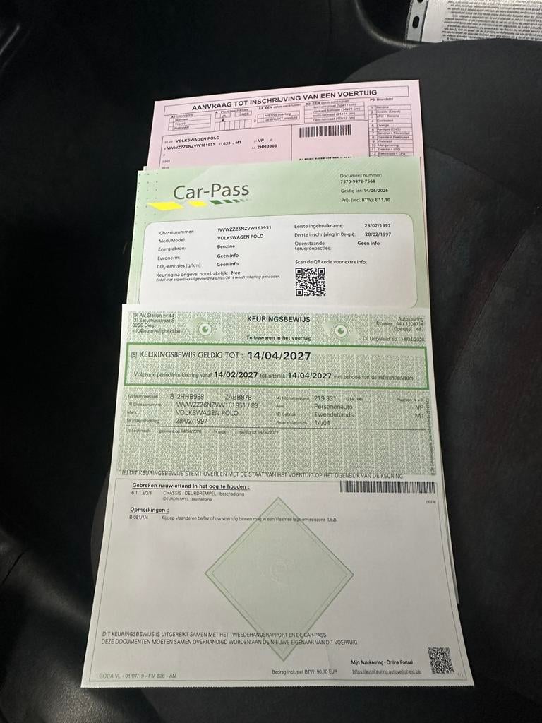 VERKOCHT !!! VW Polo 1.4 benzine AUTOMAAT, Auto's, Automaat, USB, Stof, 4 cilinders