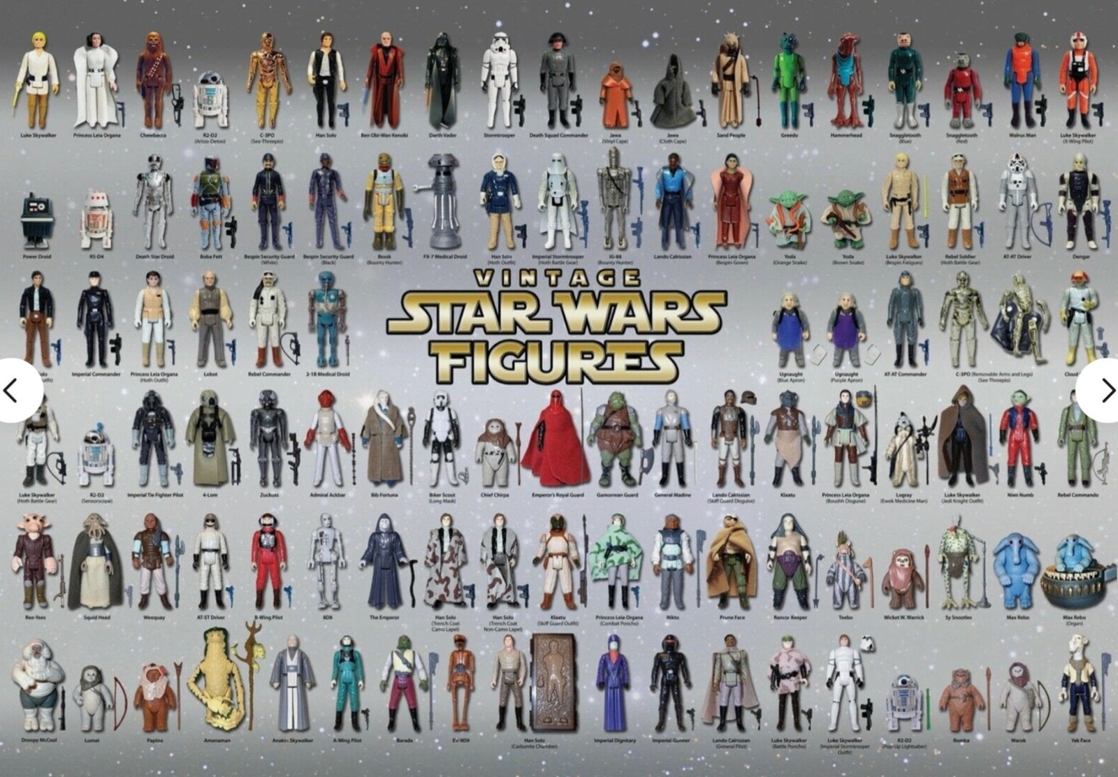 Star wars vintage, Verzamelen, Ophalen, Zo goed als nieuw