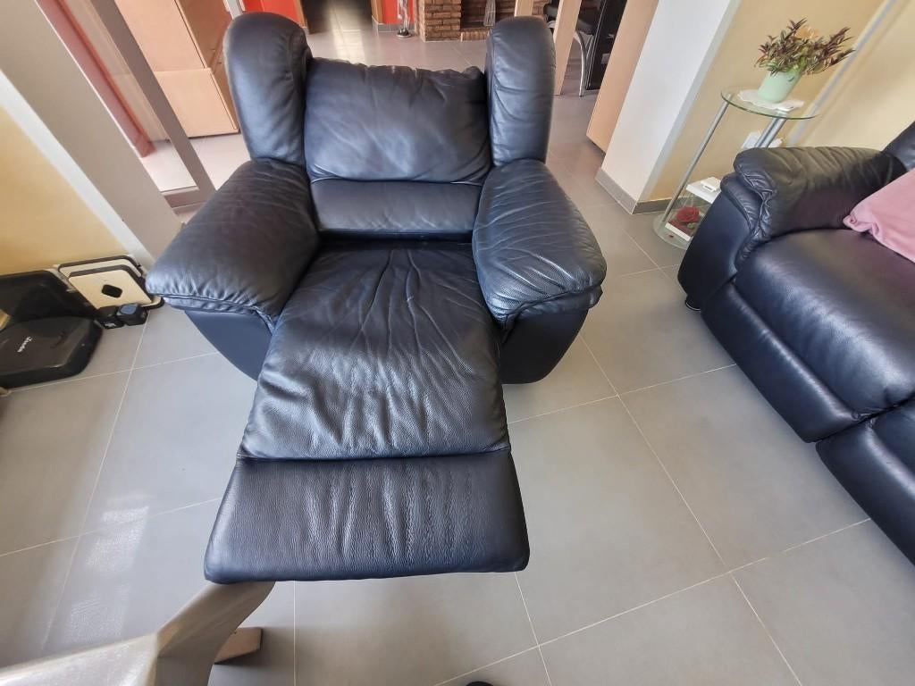 Salon a vendre, Maison & Meubles, Canapés | Salons, Utilisé, Banc droit, Quatre personnes ou plus, Moins de 150 cm, Moins de 75 cm