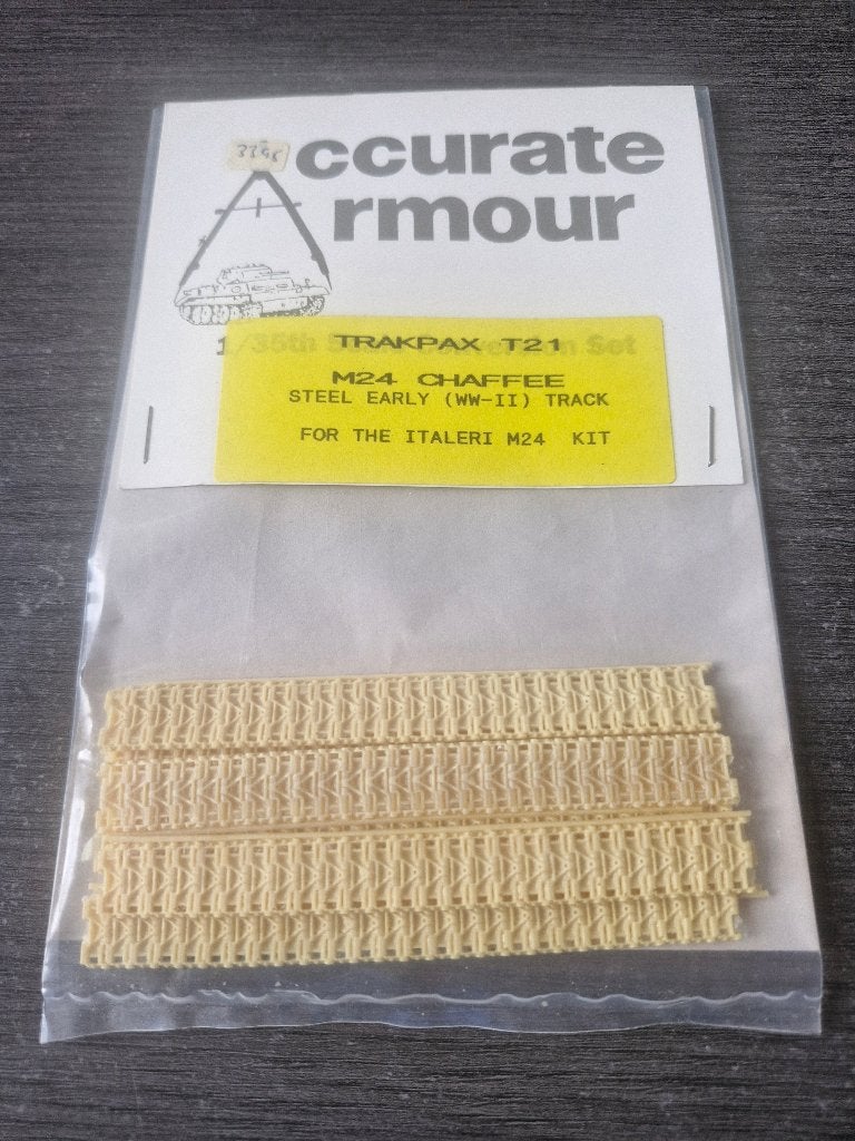 Accurate Armour 1/35 M24 Chaffee Steel Early (WWII) Track, Overige merken, Tank, 1:32 tot 1:50, Nieuw