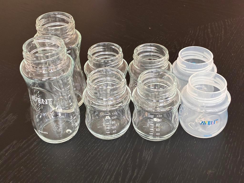 Avent glazen flessen, Kinderen en Baby's, Ophalen, Zo goed als nieuw