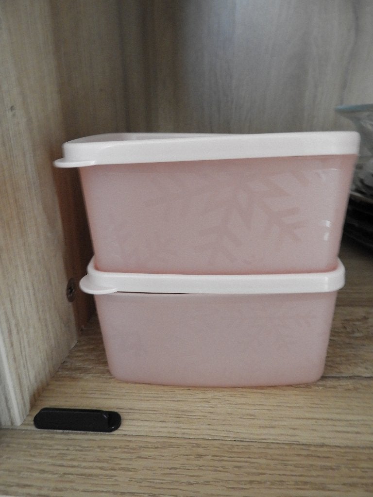 tupperware kwadraatdozen, Maison & Meubles, Cuisine| Tupperware, Neuf, Enlèvement ou Envoi, 400 ml, Compatible congélateur