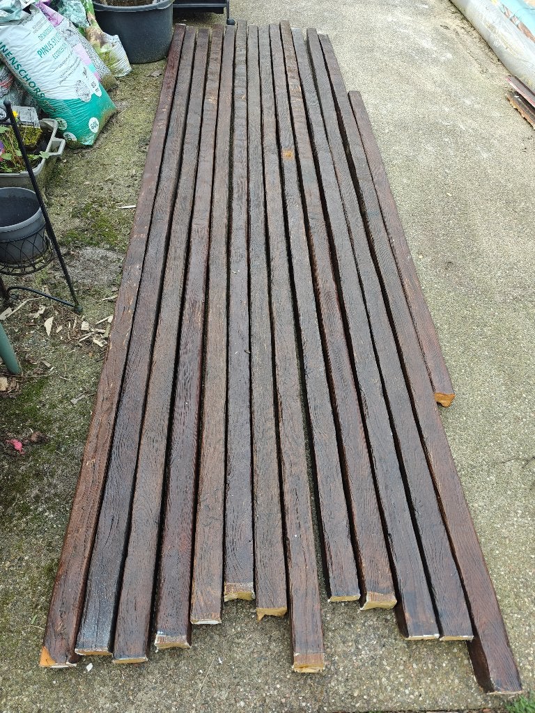 Decoratieve, sierhouten plafondbalken, Doe-het-zelf en Bouw, Hout en Planken, Ophalen, Balk