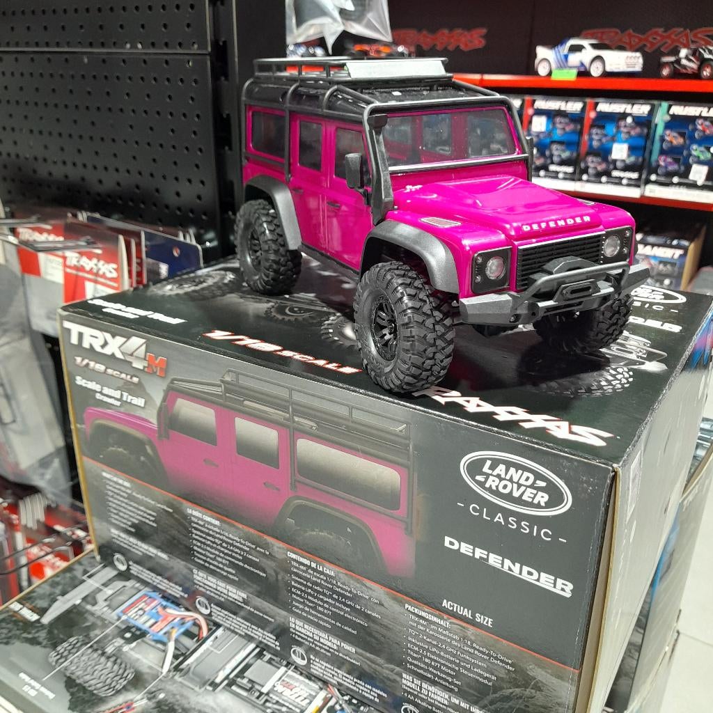 Traxxas TRX-4M 1/18 Defender, Ophalen, Elektro, Auto offroad, RTR (Ready to Run)