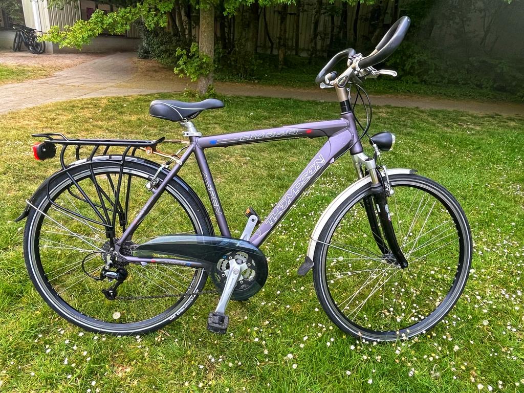 Uitzonderlijk mooie Thompson herenfiets, Autres marques, Frein sur jante, Moins de 10 vitesses, 57 à 61 cm