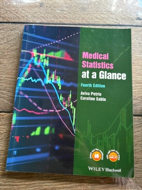 Medical Statistics at a Glance, Ophalen, Hoger Onderwijs, Zo goed als nieuw, Wiley