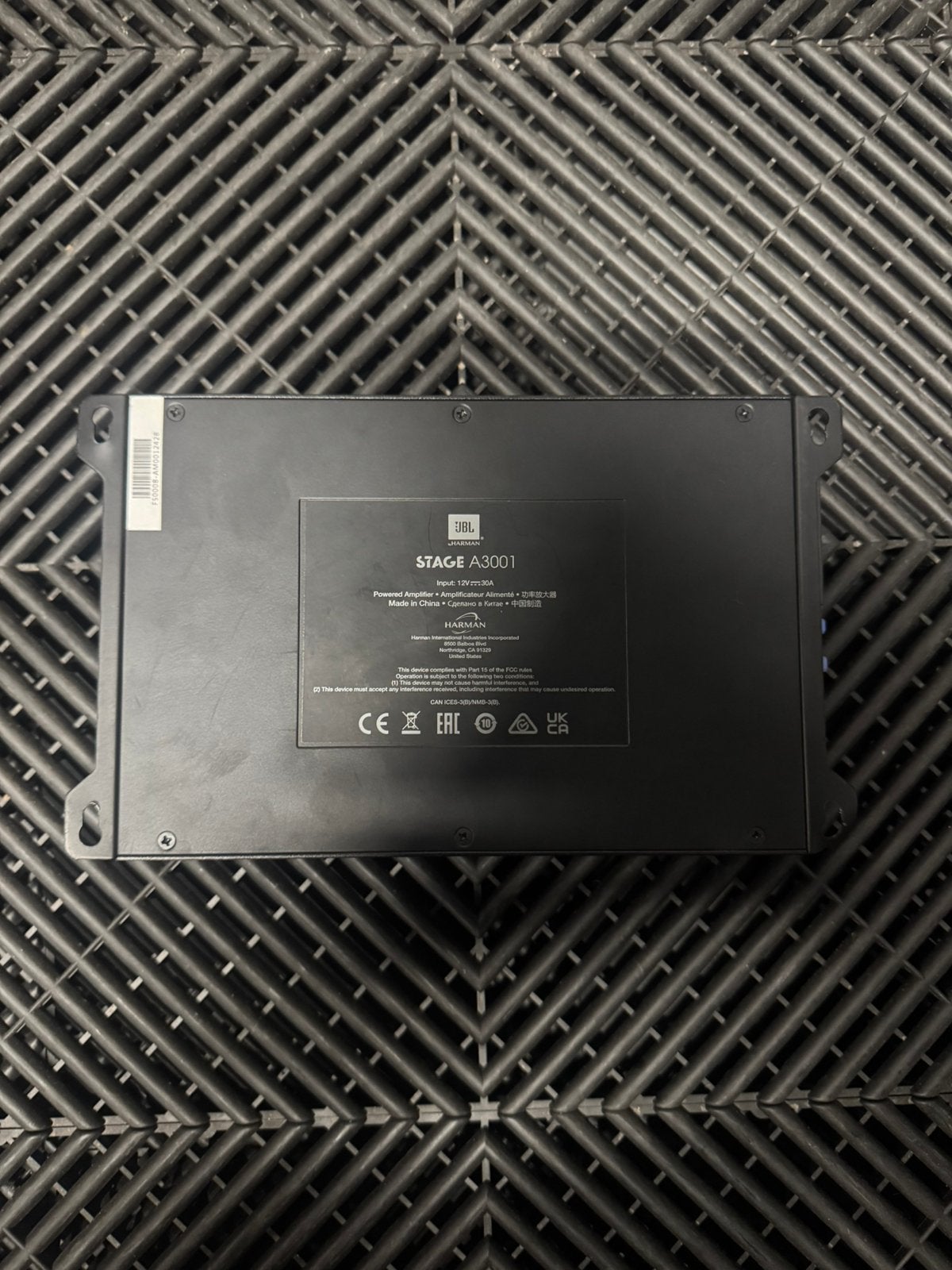 JBL Stage 1200S subwoofer + A3001 versterker (300W) te koop, Ophalen, Zo goed als nieuw, Subwoofer, JBL