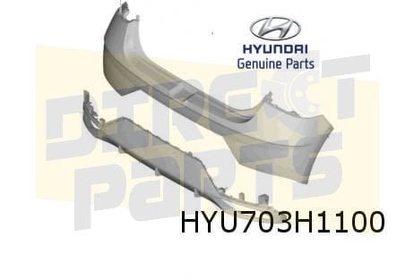 Hyundai	i20 (11/20-) achterbumper (te spuiten) Origineel! 86, Neuf, Arrière, -, Hyundai