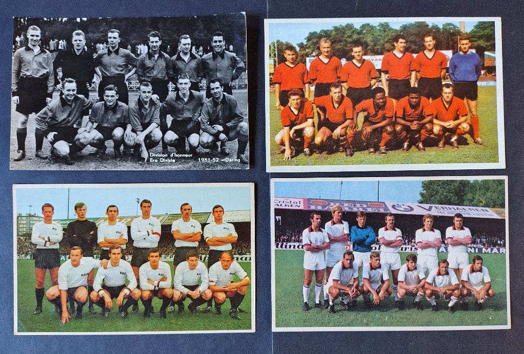 Cartes postales anciennes Daring football team, Collections, Enlèvement ou Envoi, Comme neuf, Affiche, Image ou Autocollant