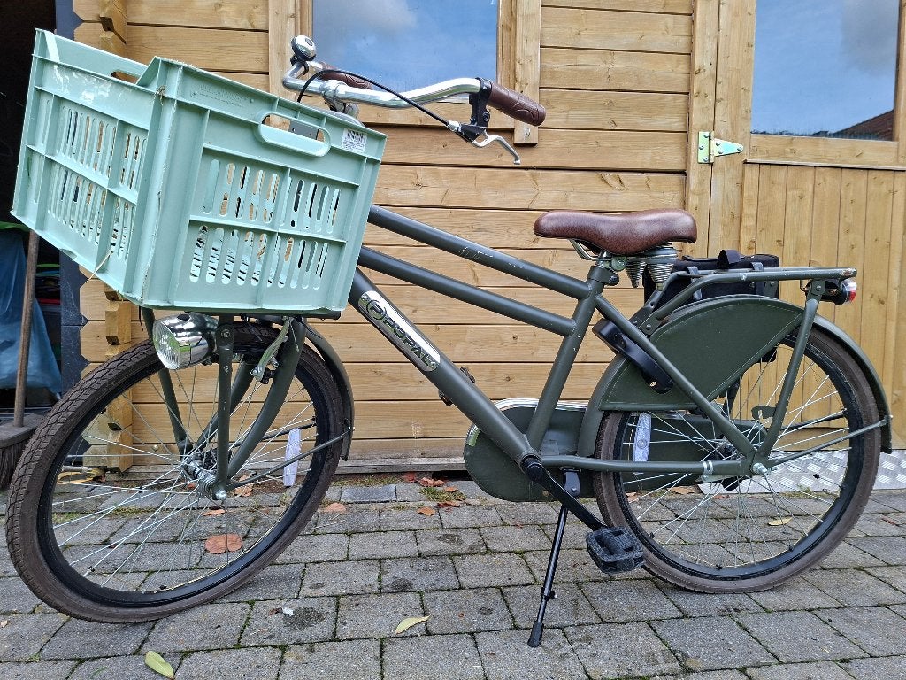 Popal kinderfiets 22 inch met mandje, Fietsen en Brommers, Ophalen, 20 inch of meer, Gebruikt, Popal