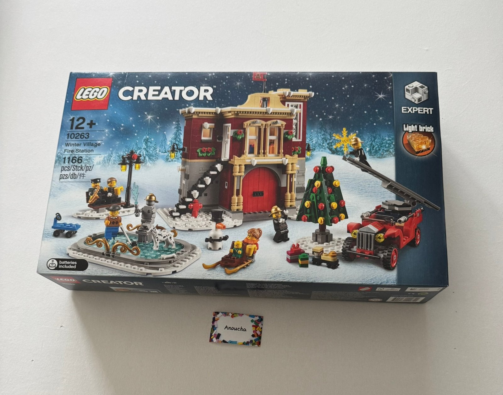 LEGO 10263 Winter Village Fire Station, Kinderen en Baby's, Lego, Nieuw, Ophalen of Verzenden, Complete set