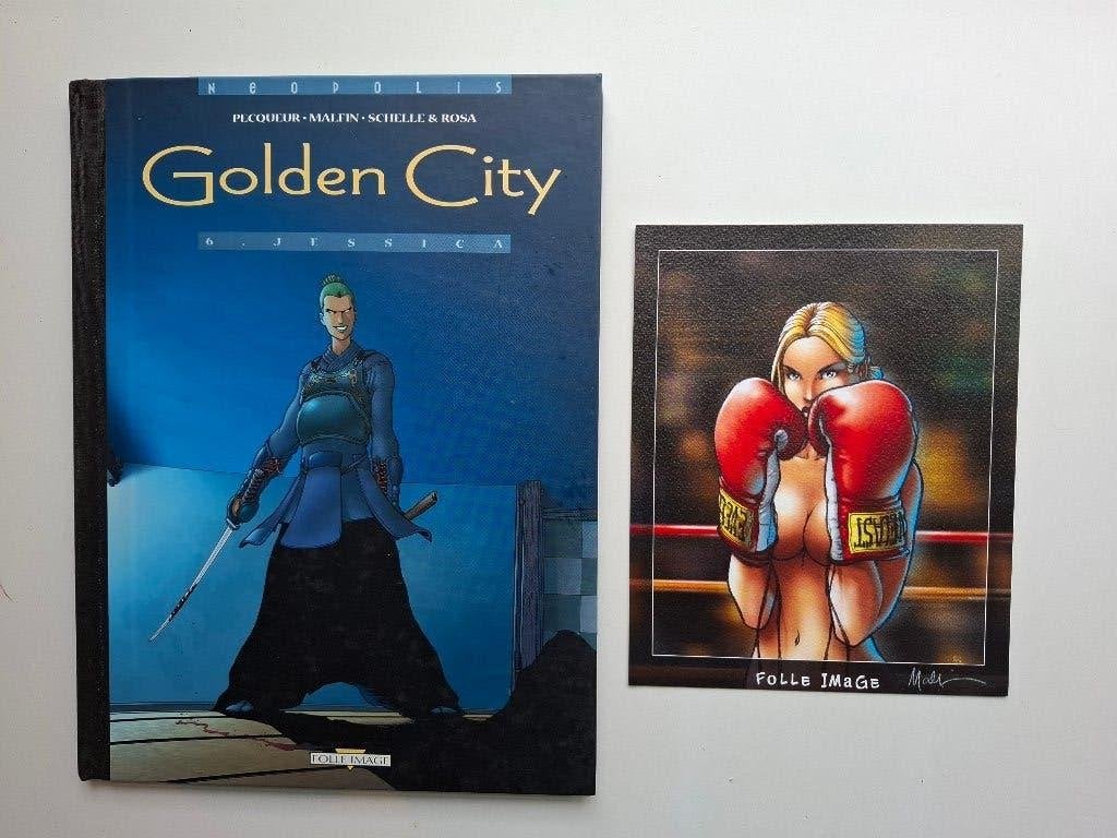 TL GOLDEN CITY TOME 6 "JESSICA" FOLLE IMAGE 500ex + EX-LIB, Une BD, Enlèvement ou Envoi, Comme neuf