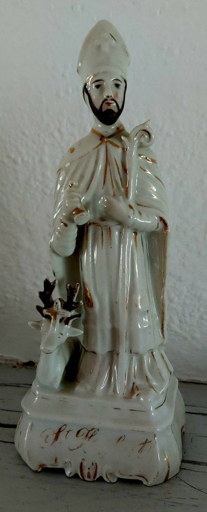 statue religieuse saint hubert, Antiquités & Art, Antiquités | Objets religieux, Enlèvement ou Envoi