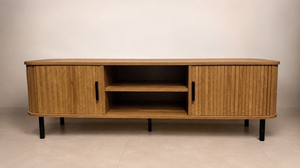 Meuble TV moderne en bois neuf, Enlèvement