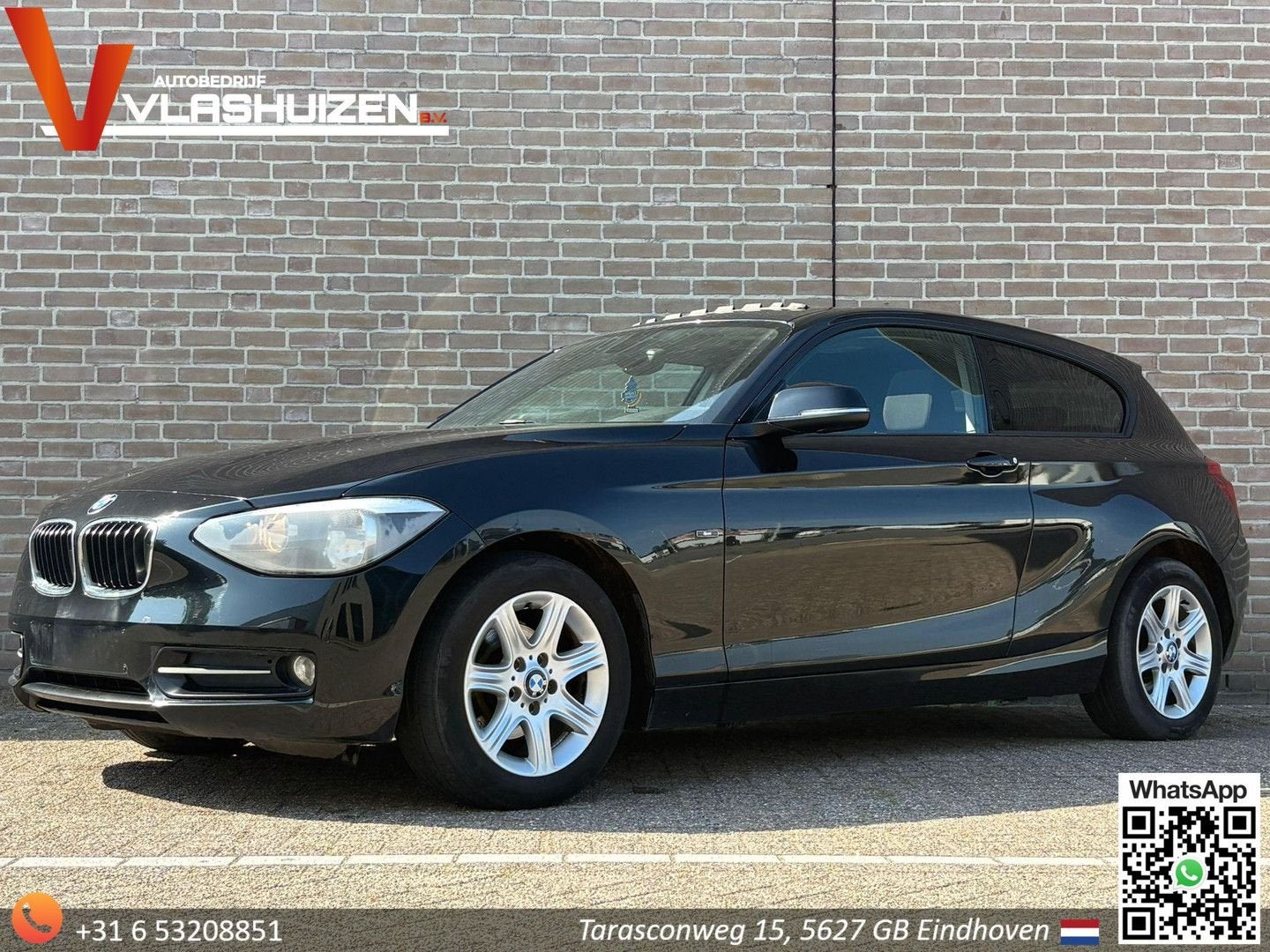 BMW 114 1-serie 114i | Pano | Airco | Cruise | Keyless |, Auto's, BMW, 1 Reeks, 129 g/km, Start-stop-systeem, Zwart