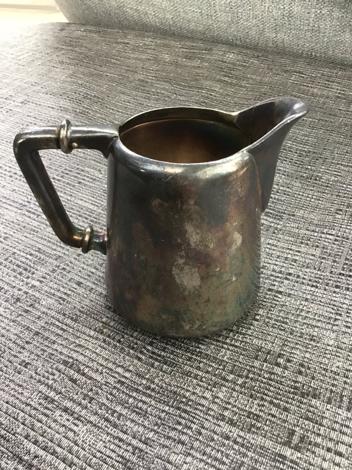Verzilverd melk kannetje ‘Wiskemann’, Antiek en Kunst, Antiek | Keukengerei, Ophalen of Verzenden