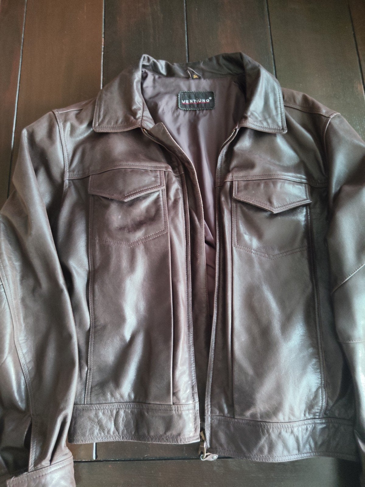 leder vest heren, Kleding | Heren, Ophalen of Verzenden, Maat 52/54 (L), Bruin
