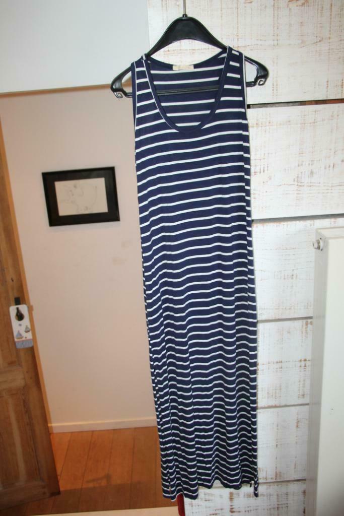 ROBE STYLE MARIN TERRA DI SIENA TAILLE UNIQUE, Taille 38/40 (M), Comme neuf, Bleu, Sous le genou