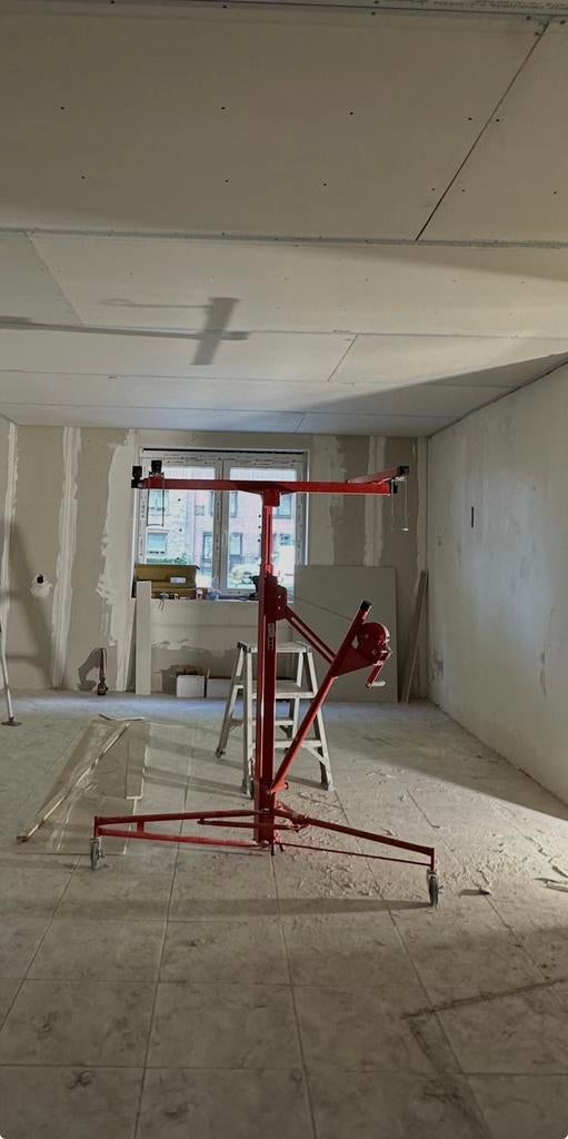 Gipsplatenlift te huur, Doe-het-zelf en Bouw, Ophalen, Zo goed als nieuw