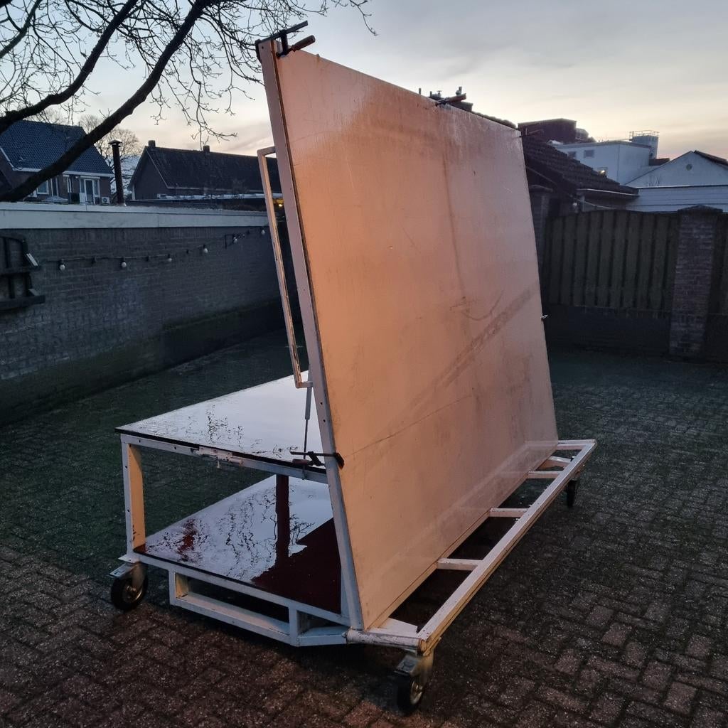 Platenwagen., Ophalen, Gebruikt