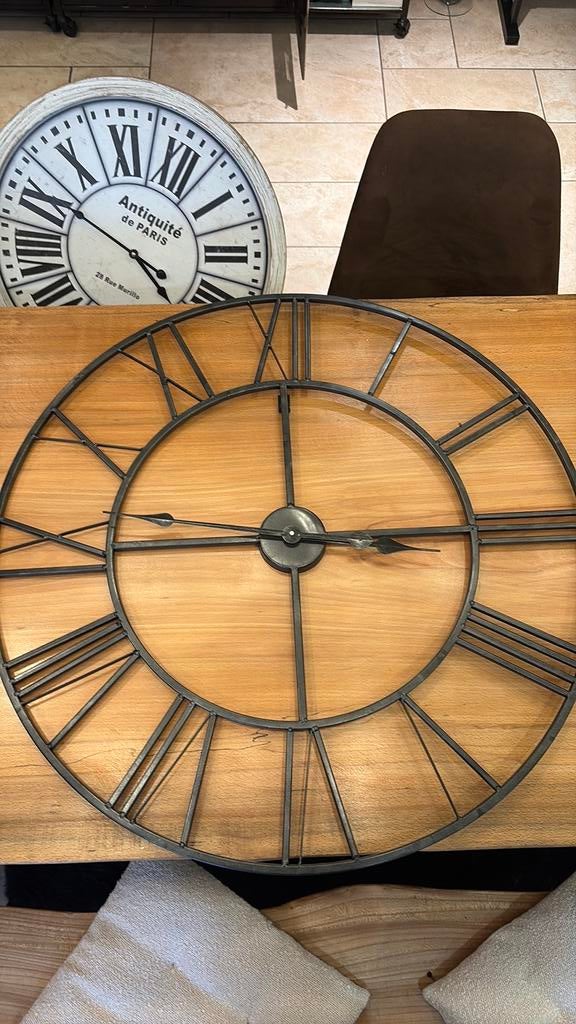 Horloge en metal, Enlèvement, Comme neuf, Horloge murale