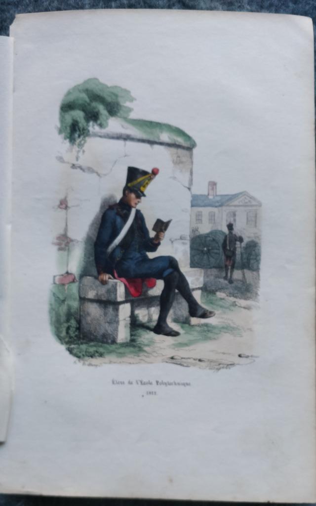 Gravure d'un élève de l'école polytechnique, Enlèvement ou Envoi, Utilisé, Autres sujets/thèmes, Gravure