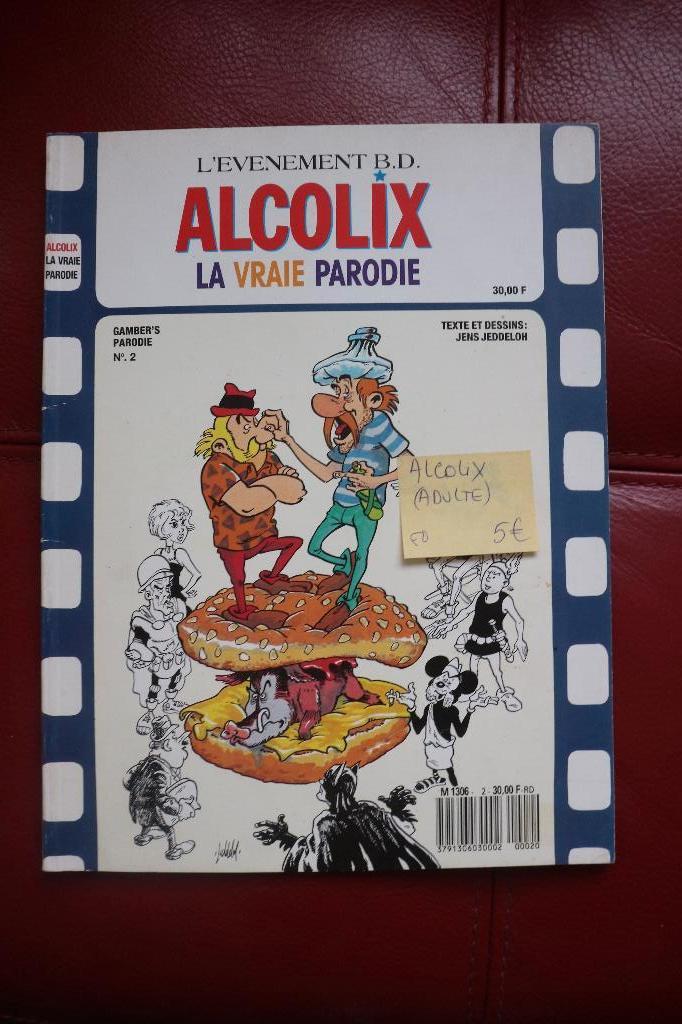 BD pour adulte ALCOLIX LA VRAIE PARODIE, Une BD, Enlèvement ou Envoi