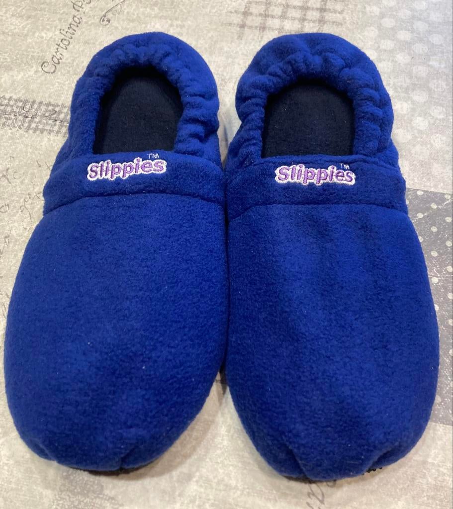 Nieuwe verwarmde sloffen 41-45 SLIppIES, Blauw, Slippies, Nieuw, Ophalen of Verzenden