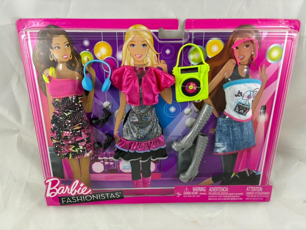Barbie Fashionistas 3 Outfit voor Rockers, Kinderen en Baby's, Ophalen of Verzenden, Nieuw, Barbie