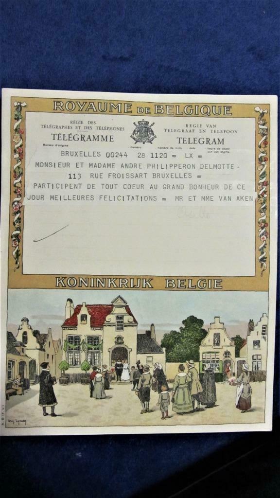 OUDE VERZONDEN TELEGRAM, Enlèvement ou Envoi, Utilisé