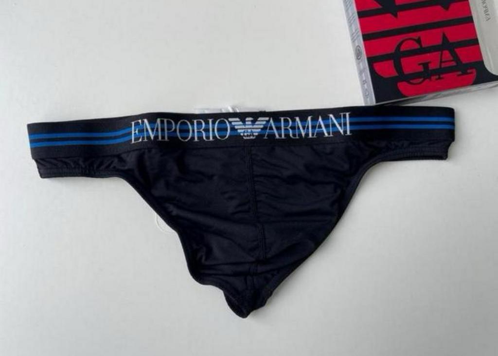String en maille microfibre EA pour homme, Envoi, Autres couleurs, Emporio Armani, Slip