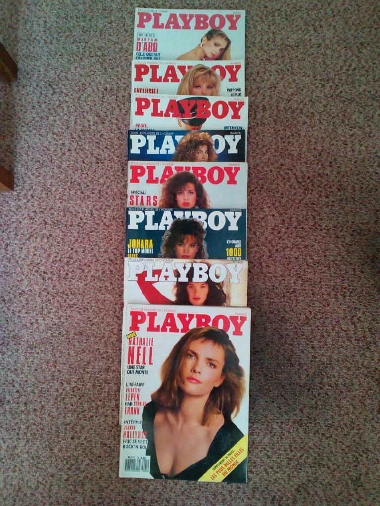 8 magazines Playboy France, Enlèvement ou Envoi, Comme neuf
