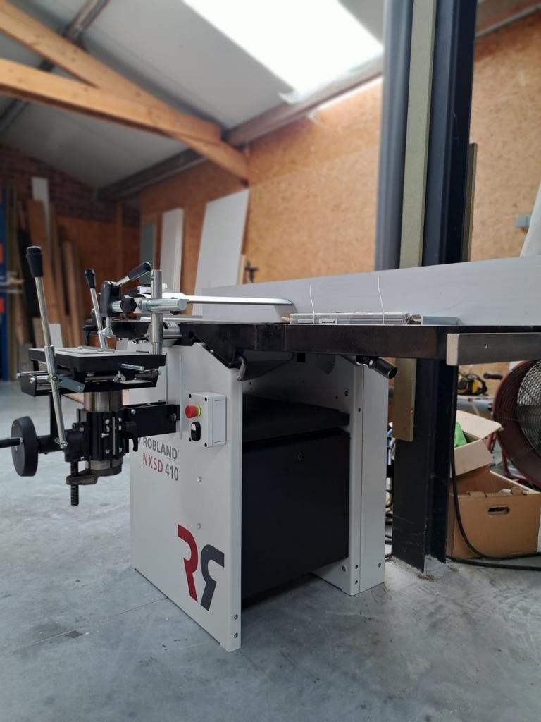 Robland vandikte schaafmachine en zaag-en. Freesmachine, Ophalen, Zo goed als nieuw