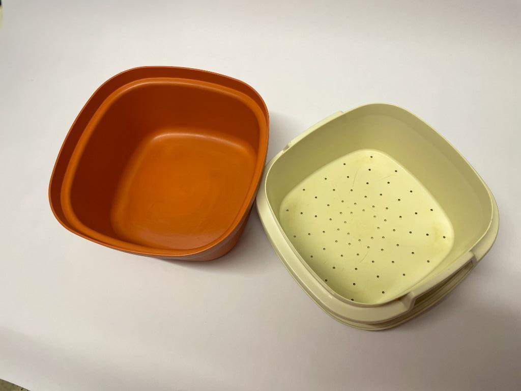 Tupperware Serving Wonder, Enlèvement ou Envoi, Comme neuf, Orange, Récipient ou Bol