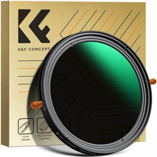 Filter 67 mm K&F 2 in 1, Ophalen, Zo goed als nieuw, Polarisatiefilter