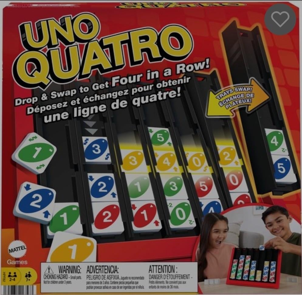 Uno Quatro nog verpakt nieuw., Hobby en Vrije tijd, Ophalen