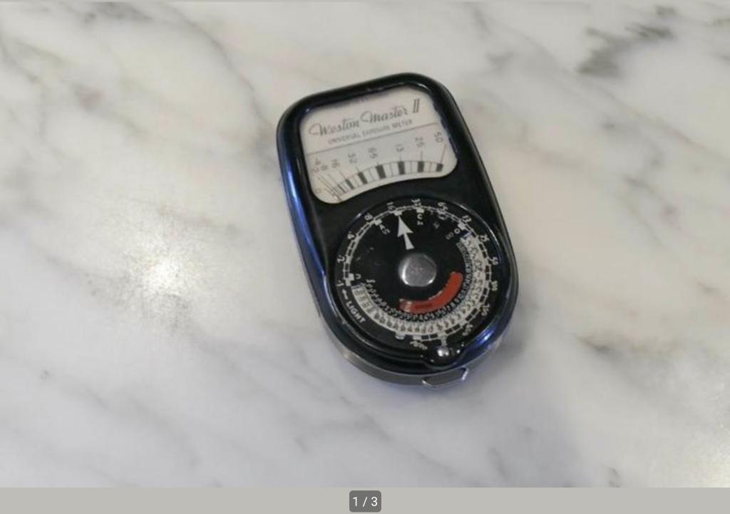 Weston Master II lichtmeter, Audio, Tv en Foto, Ophalen of Verzenden, Gebruikt, Overige typen