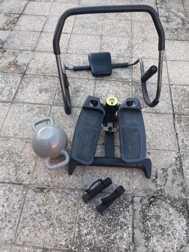 Appareil abdominaux + step + poid Voir mes annonces, Enlèvement, Comme neuf, Bras, Autres types
